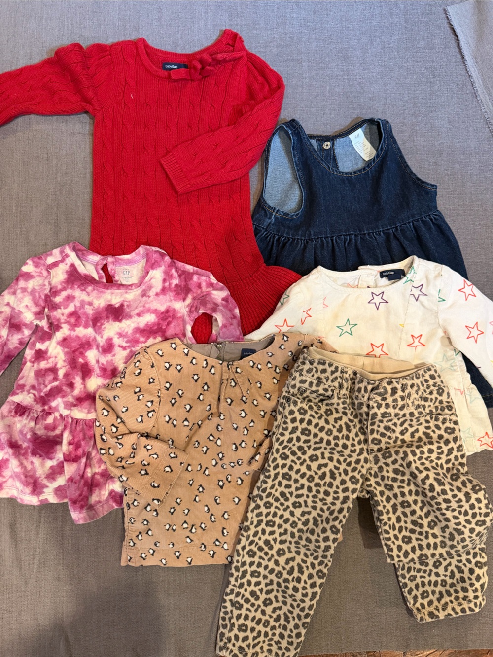 Gap, H&M, Carter’s 18-month bundle